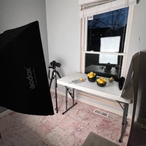 Godox Artificial light used more lighting during food photography photoshoot